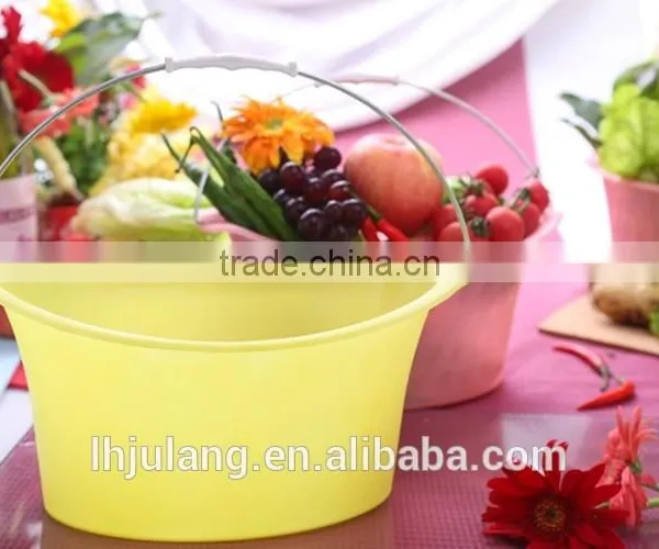 Wholesale Plastic Barrel Pail With Handle for Kitchen photo-3