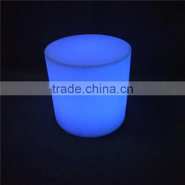Fancy Hot Sale RGB Lighted Up LED Funny Round Bar Stool for Tables for Decoration for Sale photo-4