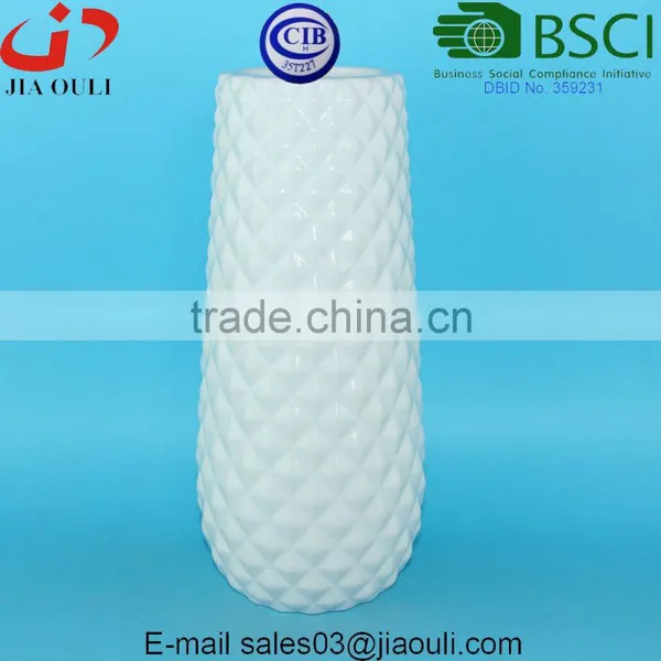 BSCI Audit Factory Nice Design Popular Pineapple Ceramic Vase