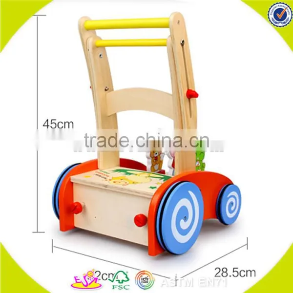 Wholesale Wooden Baby Walker Funny Wooden Baby Walker Multifunction Wooden Baby Walker W16E026 photo-4