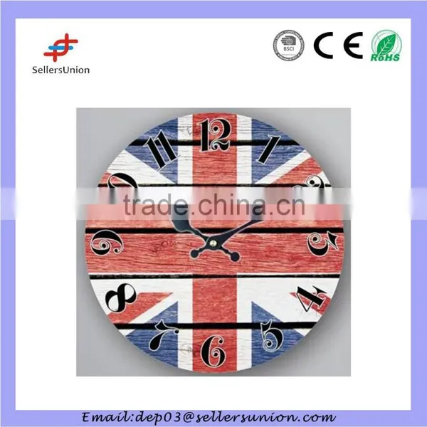 Wall Clock UK Flag Design photo-3