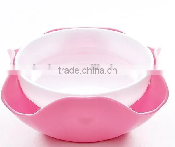 2 in 1 Plastic Dried Fruit Tray , Dried Food Plate , Bowl photo-6