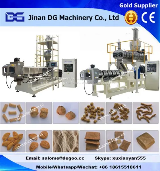 Automatic High Moisture Fibrated Soyabean Meat Maker Production Plant