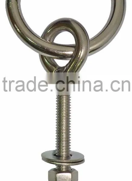 Hardware Accessory Stainless Steel 304 Ring Bolt With One Nut and One Washer photo-5