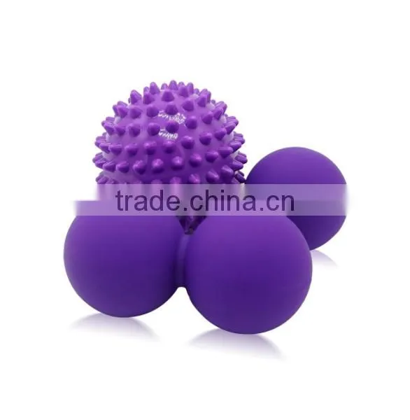 Lacrosse Ball,double Lacrosse Ball,spiky Massage Ball for Crossfit photo-2