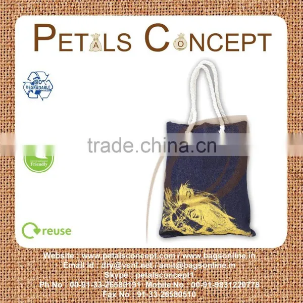 DENIM TOTE BAG photo-6