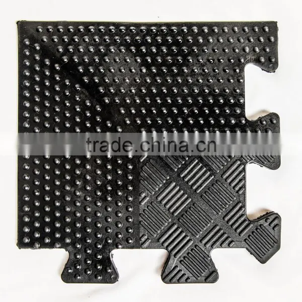 Interlock Rubber Gym Flooring Rubber Flooring photo-5