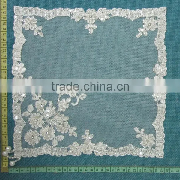 Factory Price Embroidery Lace Table Cloth Design for Wedding Party