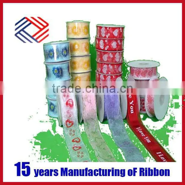 Beautiful Double Sheer Ribbons Silk Organza Ribbon photo-6