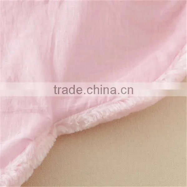 Girls Wraps For Matching Wedding Dresses Pink Appliqued Wraps With Bow In Stock photo-6
