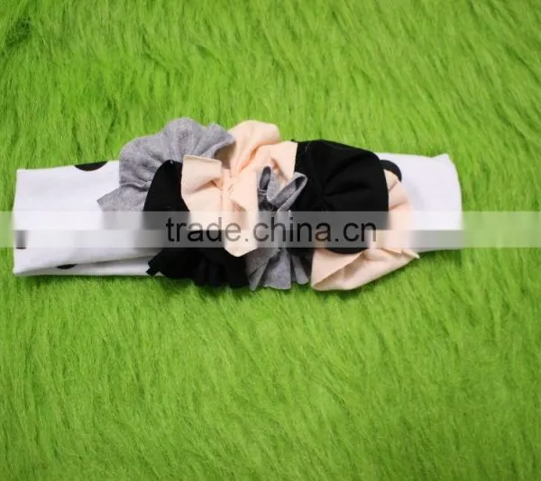2017Lovely Style Persnickety Girls Hair Accessories Floral Headband Hair Floral Baby Elastic Girls Many Colors Choice Headbands photo-4