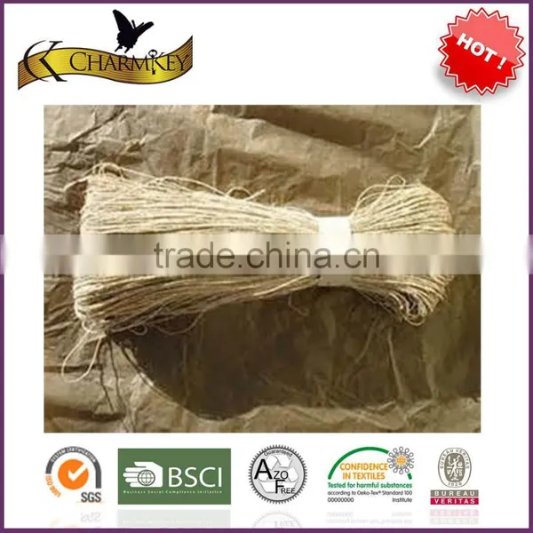 Hand Made Natural Organic 100% Ramie Yarn for Wholese