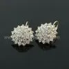 Korea Style Round Alloy Rhinestone Fashion Stud Earrings
