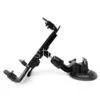 ABS Hand Free Foldable Black Car Smartphone Holder With All Tablet PC
