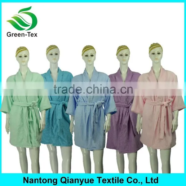 Plush Cotton Thick Pajamas Velor Fluffy Femme Sleepwear Bath Robe