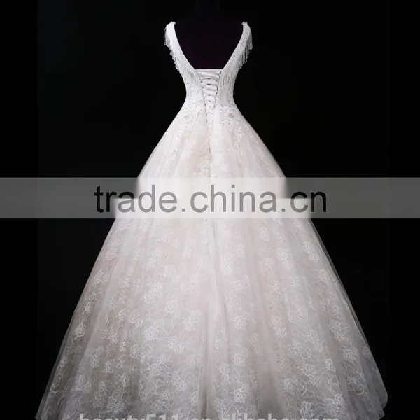 Wedding Gowns 2017 BridalNew Style Sweetheart Mermaid Chiffon Off-shoulder Mermaid Lace Wedding Dress A150 photo-4