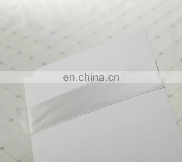 Light Sky Blue 1111 Greeting Card Wedding Invitation Card With Ribbon photo-2