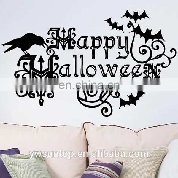 Halloween Theme Crow and Bat Window/Wall Sticker Halloween Decoration Home Decoration photo-2