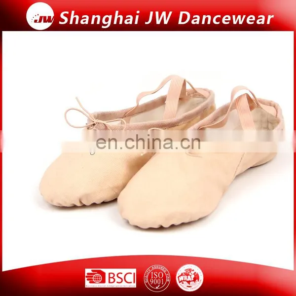 Canvas Ballet Slipper Pink Ballet Soft Dace Shoe for Kids and Women photo-2
