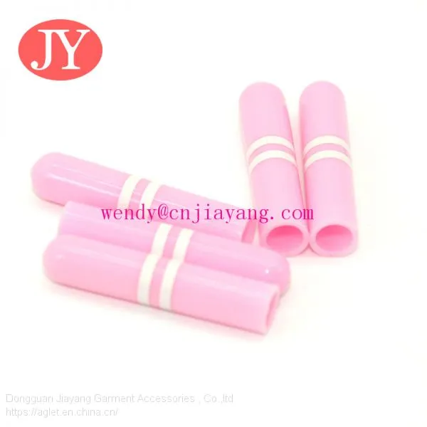 Jiayang ABS Stripe Colorful White ABS Aglets Shoelace Stopper Cord End Accessories photo-3