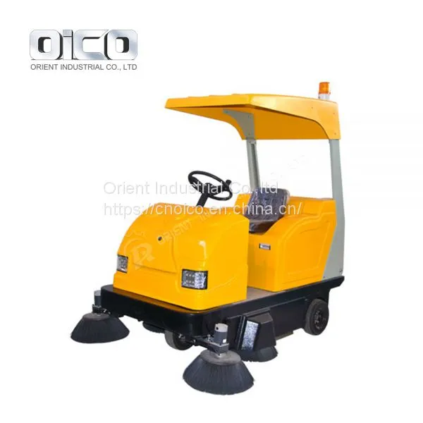 OR-I800 Vacuum Sidewalk Sweeper / Runway Road Sweepers Street Sweepers / Electric Vacuum Street Sweeper