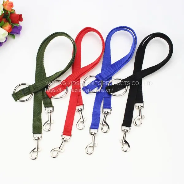 Nylon Double-headed Pet Leash, 1.5cm Double-head Hook Dog Supplies A8 photo-2