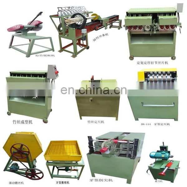Bamboo Tooth Picker Producing Machine Toothpicker Making Line photo-2