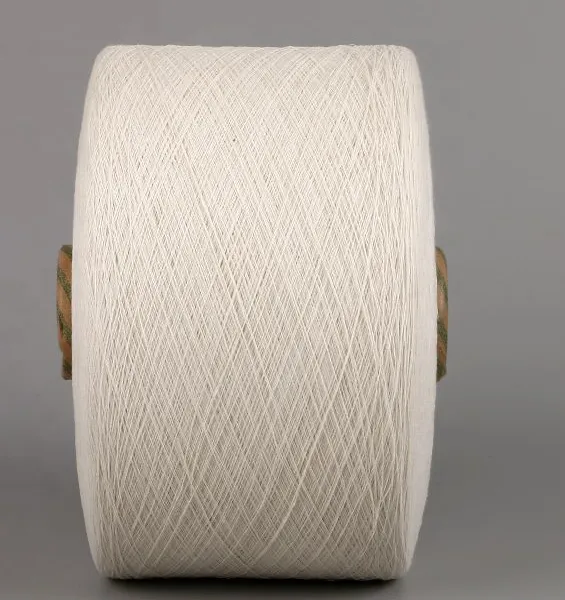 China Yarn for Gloves Nm10/1 Recycled Yarn Dyed Cotton Yarn Raw White photo-4