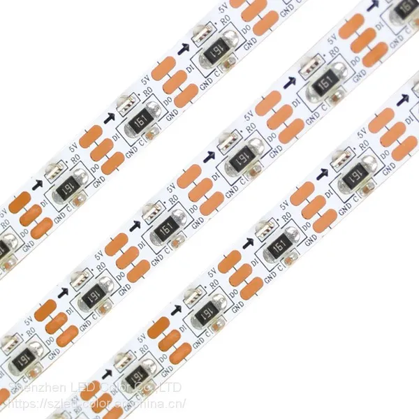 5V IC Built-in Side View Led Strip SMD 3210 LC8812B Digital LED Strip photo-3