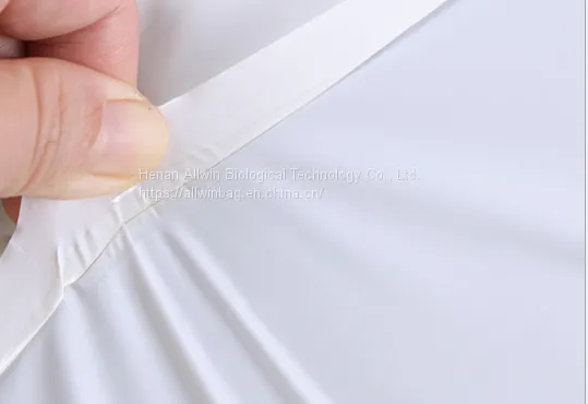 Custom Logo Size Color PLA&PBAT 100% Biodegradable Compostable Poly Mailer Bags Non Plastic Eco Friendly Shipping Carrier Bag photo-3