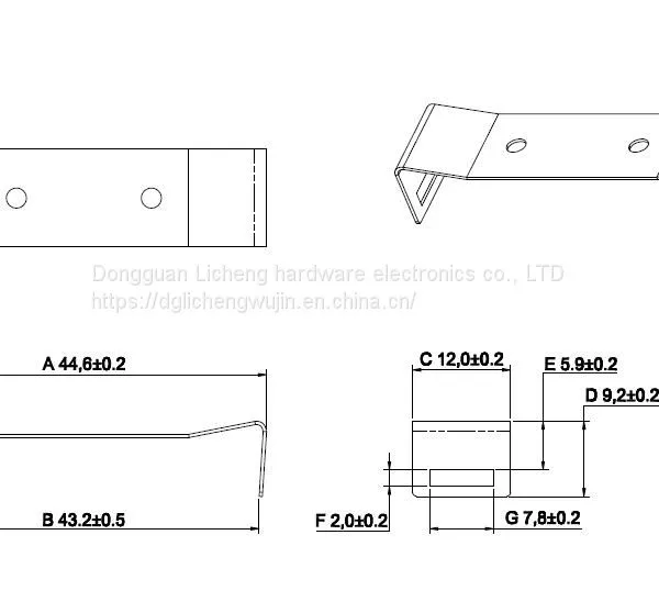 ETD39 Clamp,etd39 Clips,FK-ETD39 Transformer Clips,SUS301 Stainless Steel Material. photo-3