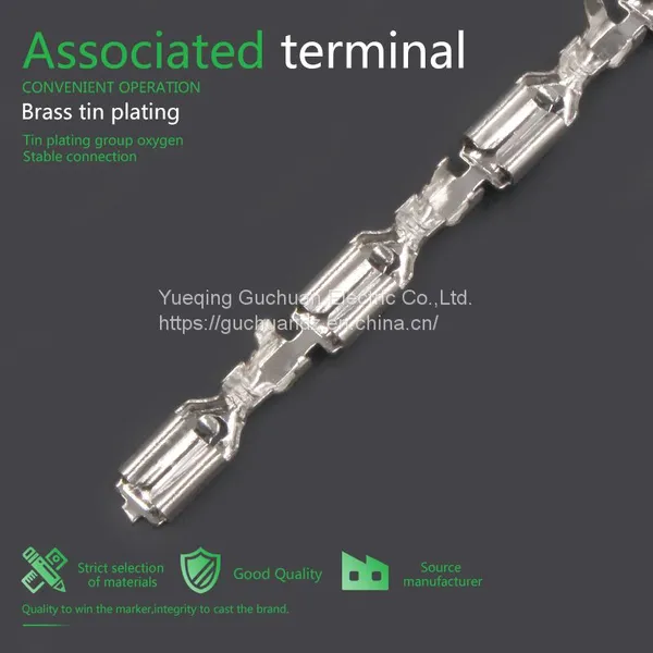 DJ622-J4.8 Plug Spring Horizontal Strip Terminal 4.8 Self-locking Plug Spring Terminal Plug Spring With Lock photo-5