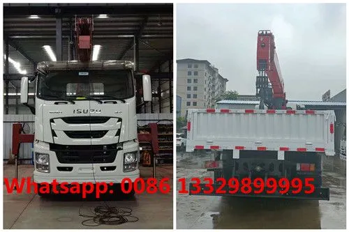 Good Quality and Best Price ISUZU 6*4 GIGA Cargo Truck With Crane for Sale photo-2