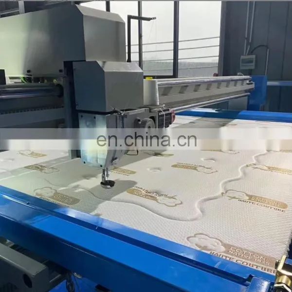 2022 Factory Supply Long Arm Ultrasonic Mattress Quilting Embroidery Machine for Mattress Fabric Sewing Quilt Machine photo-5