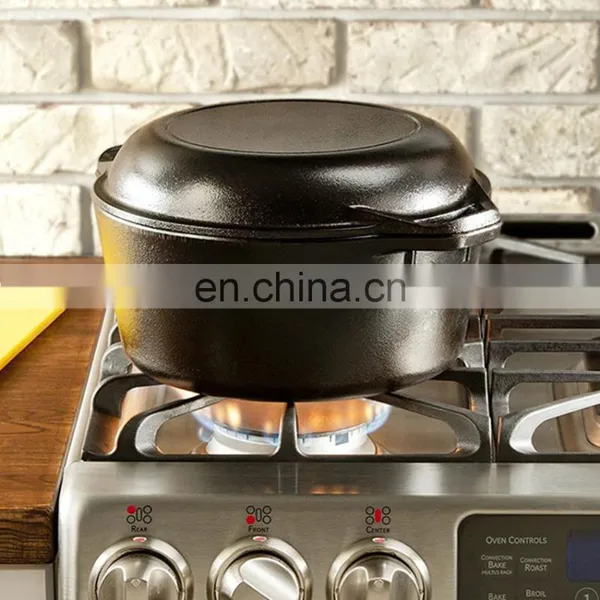 Outdoor Camping Cast Iron Dutch Oven photo-4