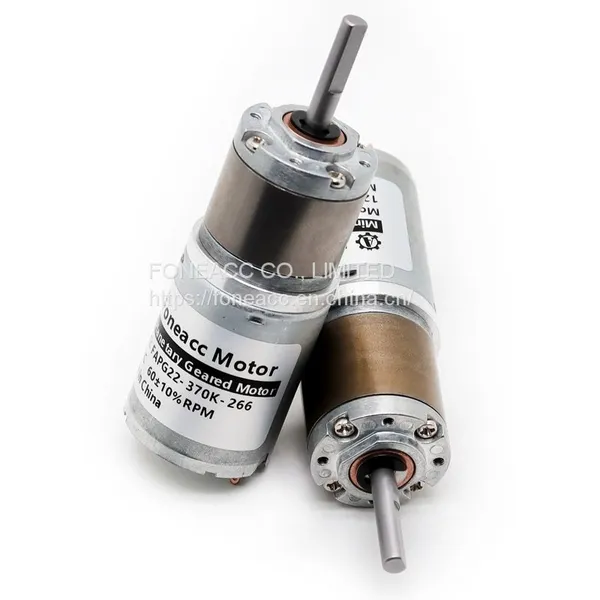 PG22-370 12V 24V Φ 22mm Diameter Mini Planetary Geared 370 Motor photo-5