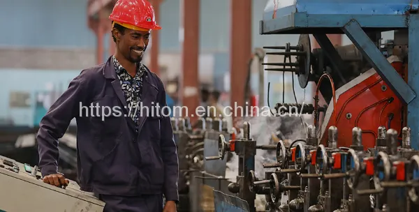 Black Carbon Steel High Frequency Seam Welded Profile Production Line photo-2