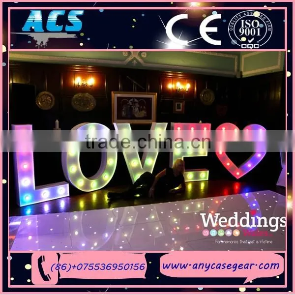 ACS High Quality Wedding/party Decoration Lighted Giant Love Letters photo-4