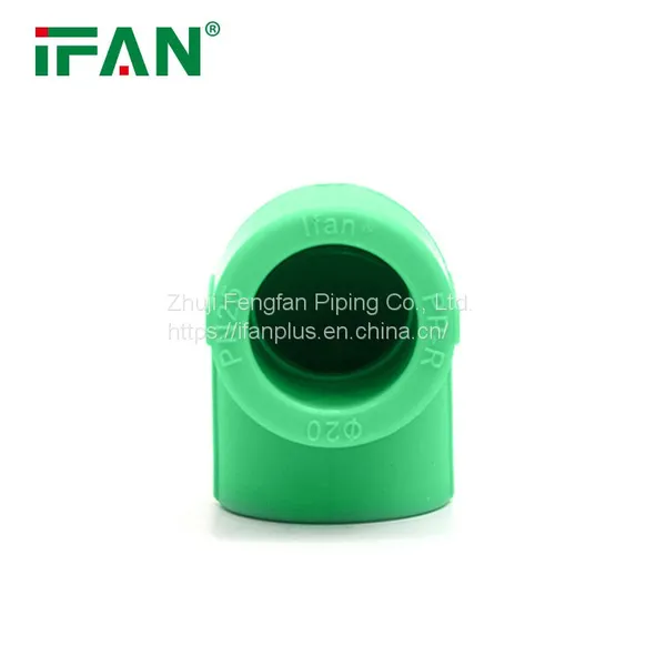 IFAN Hot Sale Green Plastic Fitting Plumbing Water Tube PPR Elbow Fittings photo-5