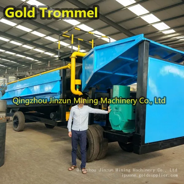 Small Scale Gold Mining Gold Washing Trommel photo-3