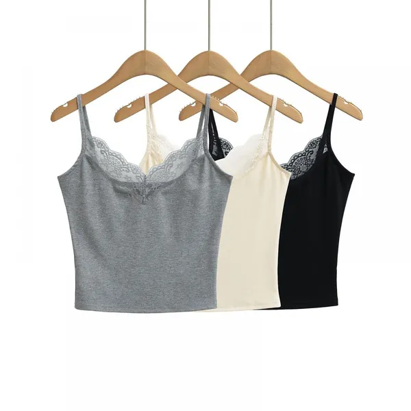 Spring and Summer New Style Light Mature Lace Camisole Vest for Women,top for Women, Trendy