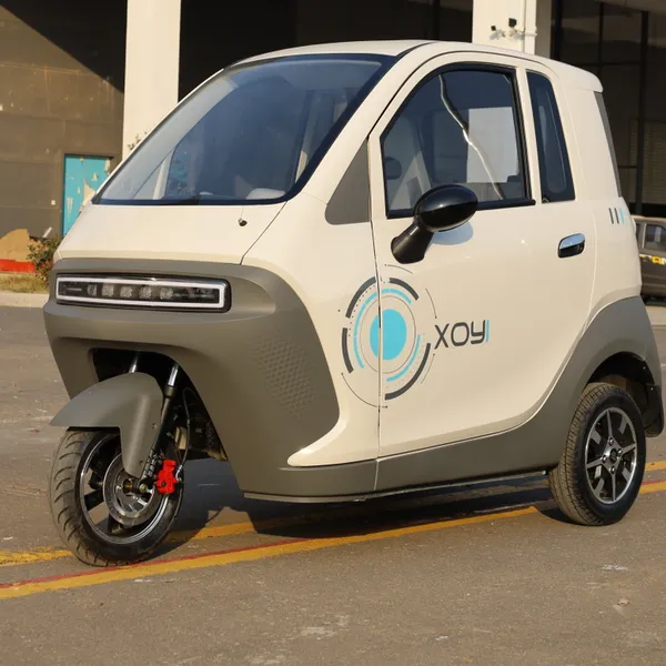 High Quality Passenger Transport Electric Tricycle 3 Wheel Electric Mini Side Car photo-2