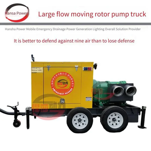 Emergency Rescue and Relief High-lift Diesel Engine Water Pumps for Agricultural Use, Sewage Drainage and Flood Control in Municipal Projects photo-4