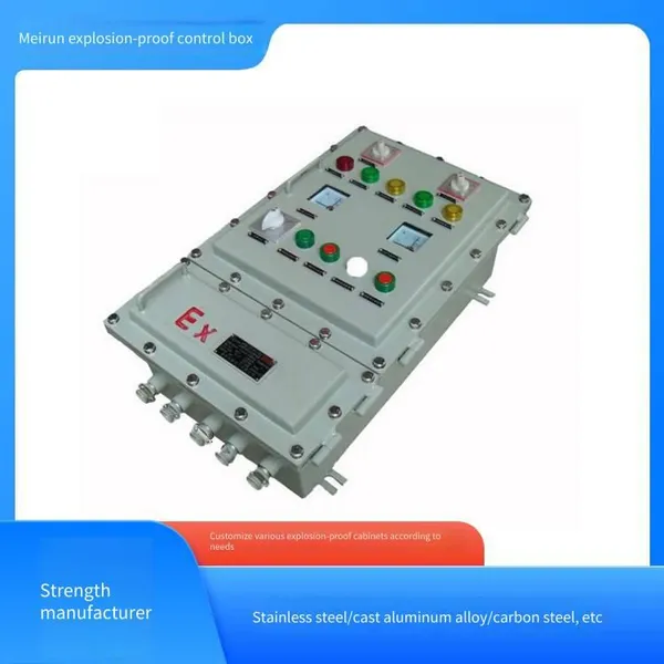 Meirun Explosion-proof Instrument Control Box, Designed for Waterproof, Dustproof, and Anti-corrosion, Special for Explosive Environments Such as Dust Sites