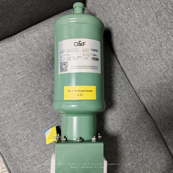 F-66SG Series Oil Separator; Spiral Type; Centrifugal Oil Separator Refrigeration Unit F-6609SG photo-3