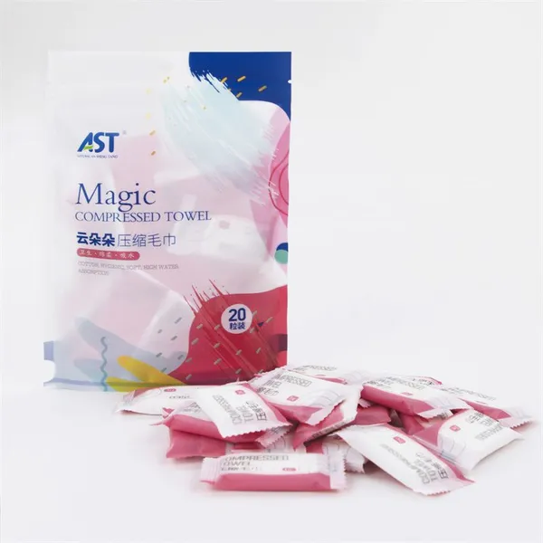High Quality Cotton Compressed Towels Different Sizes Thickened One-Time Use Disposable Towels Factory Wholesale for Travel