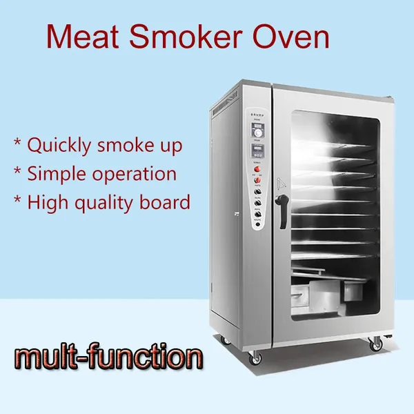 MO-Qdmdch Food Smoker Oven Machine BZ0521 Stainless Steel Multi-function Electric Smoking for Chicken Sausage Pork Knuckle Tofu photo-2