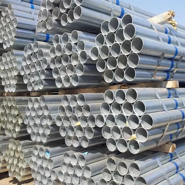 Galvanized Round Pipe Exporter | ISO 65, C350, 6M Length, Threaded Ends