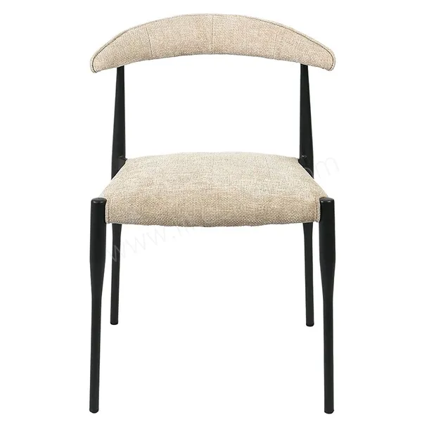 Modern Nordic Luxury Dining Chairs Stable Fabric Velvet Metal Home and Restaurant Furniture-Factory Wholesale