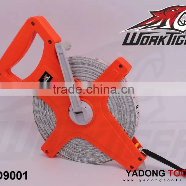 10m, 15m,20m,30m,50m,100m Open Frame Fiberglass Tape Measure